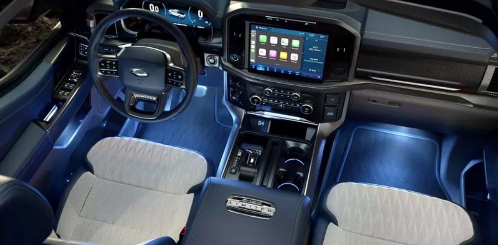 Interior view of a 2022 Ford F-150. | Ford service in Little Rock, AR.