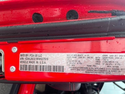 2021 Jeep Wrangler Rubicon - NAVIGATION / APLINE PEMIUM AUDIO