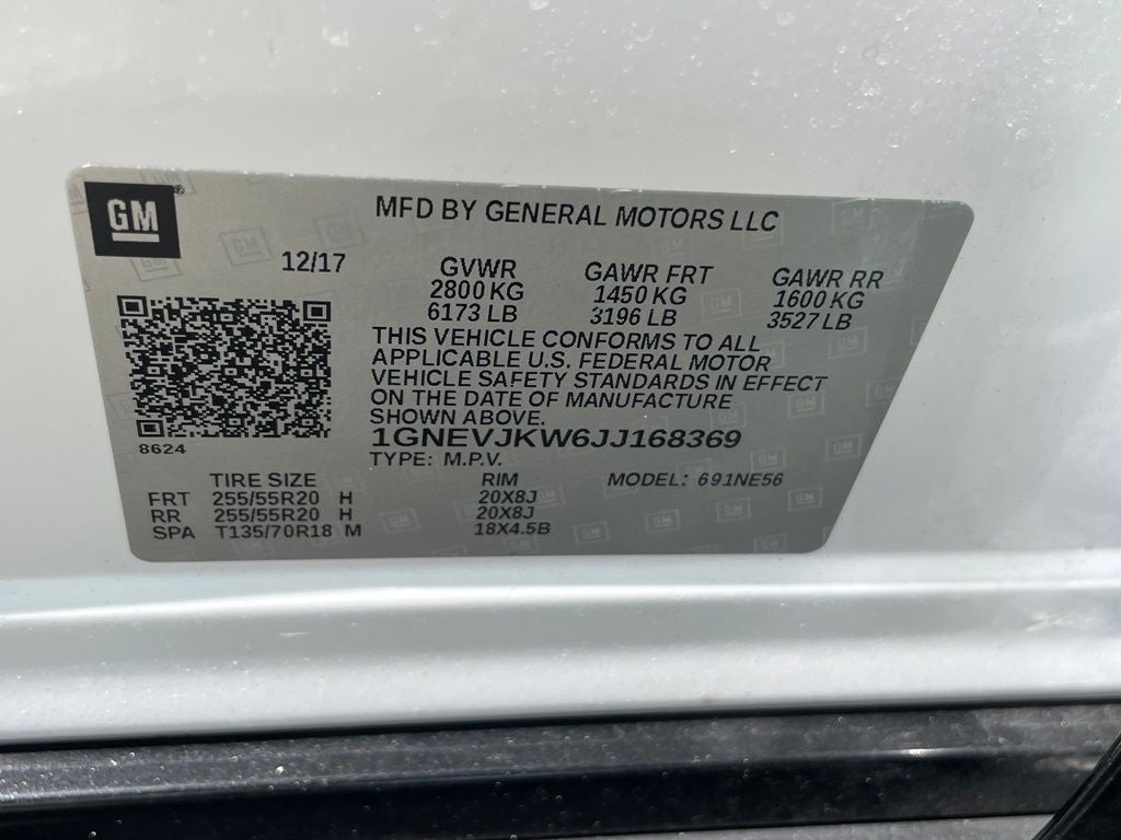 2018 Chevrolet Traverse Premier