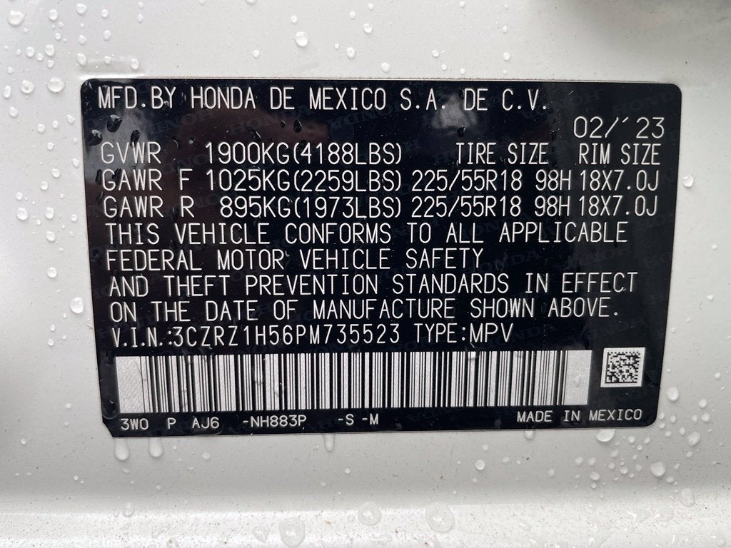 2023 Honda HR-V Sport - ADAPTIVE CRUISE / BLIND SPOT MONITORING
