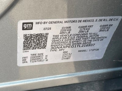 2026 Chevrolet Equinox LT - NAVIGATION / POWER LIFTGATE