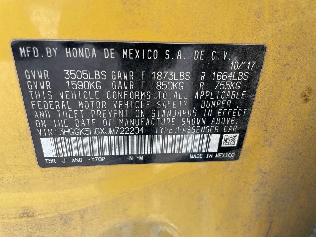 2018 Honda Fit Sport - 36 MPG / APPLE CARPLAY