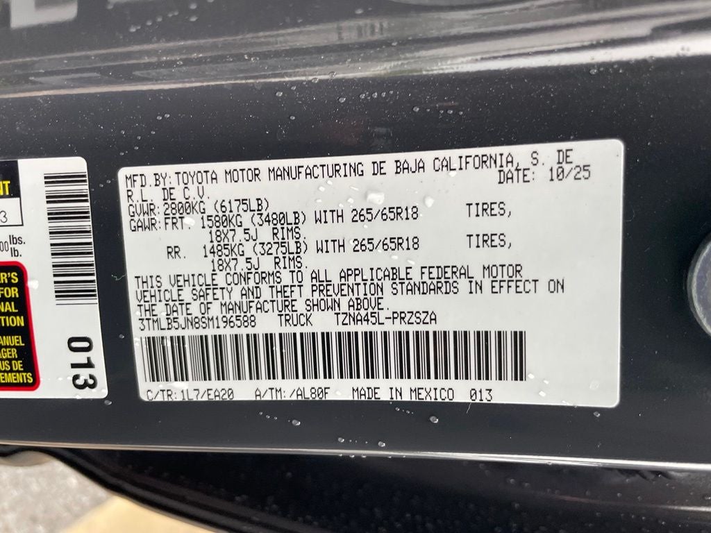 2025 Toyota Tacoma TRD Sport Premium - POWER SUNROOF / VENTILATED SEATS