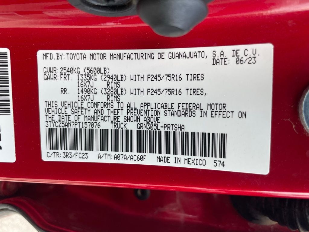 2023 Toyota Tacoma SR5 V6