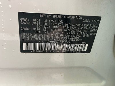 2020 Subaru Ascent Premium - 1 OWNER / CLEAN CARFAX