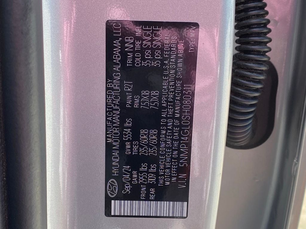 2025 Hyundai Santa Fe SE - POWER LIFTGATE / THIRD ROW