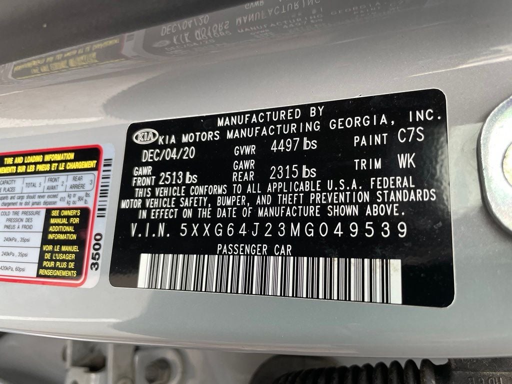 2021 Kia K5 GT-Line - PANORAMIC SUNROOF / RED INTERIOR PKG