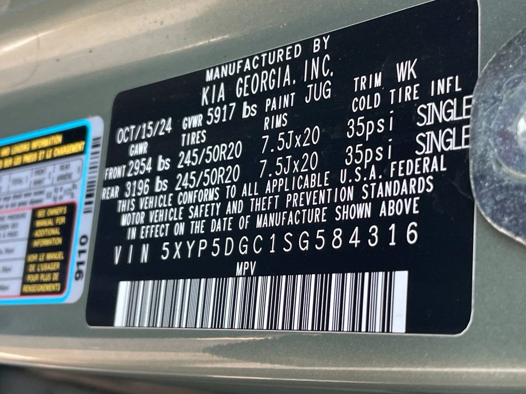 2025 Kia Telluride SX-Prestige X-Line - KIA CERTIFIED / POWER MOONROOF
