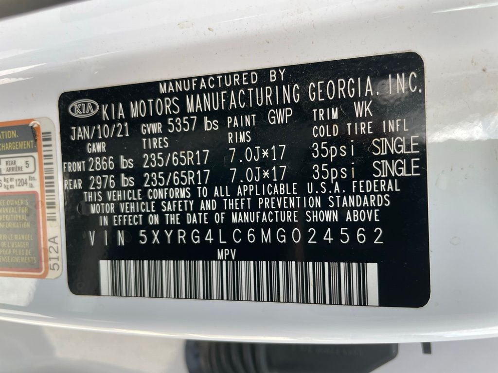 2021 Kia Sorento LX - APPLE CARPLAY / KEYLESS ENTRY