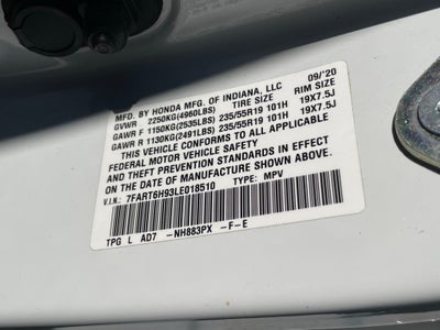 2020 Honda CR-V Hybrid Touring - SUNROOF / HEATED SEATS