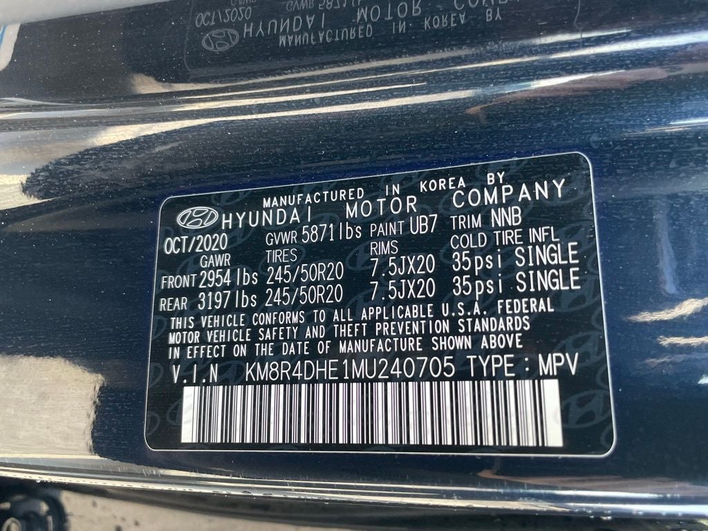 2021 Hyundai Palisade SEL - HEATED 2ND ROW / NAVIGATION