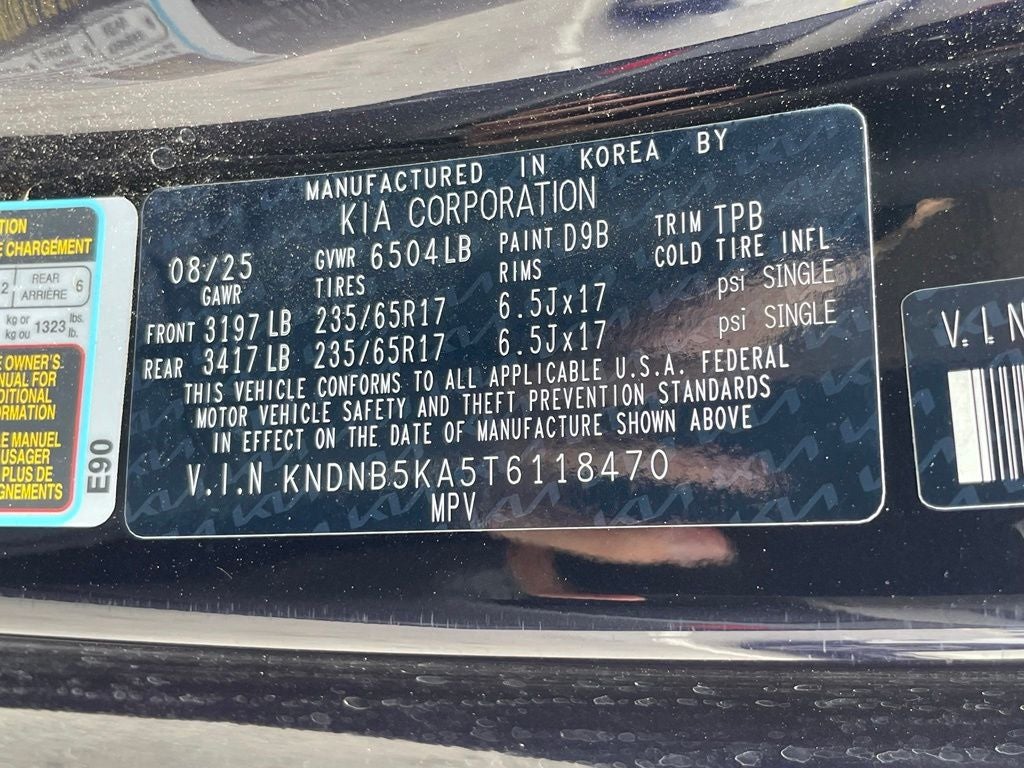 2026 Kia Carnival Hybrid LXS - KIA CERTIFIED / APPLE CARPLAY