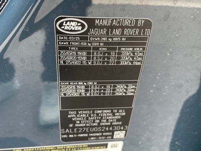 2025 Land Rover Defender 110 X-Dynamic SE