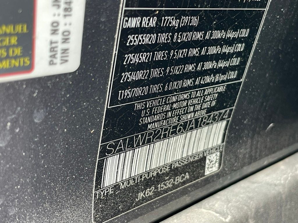 2018 Land Rover Range Rover Sport Supercharged