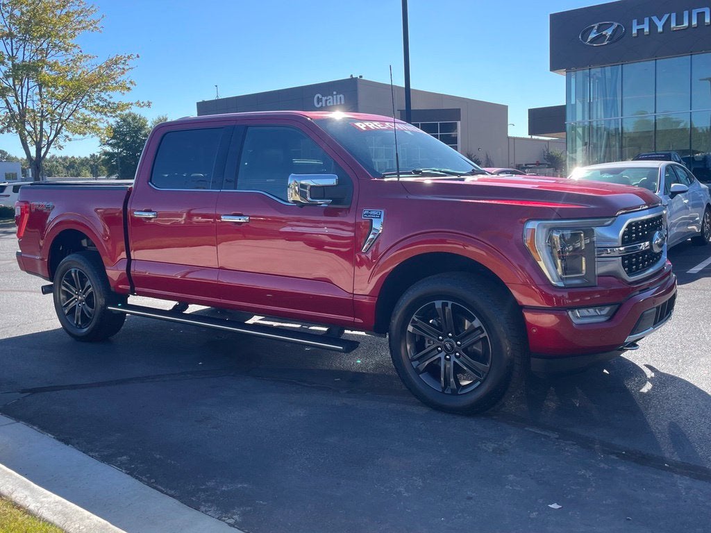 2021 Ford F-150 Platinum Clean CarFax, Pano Moonroof, Leather