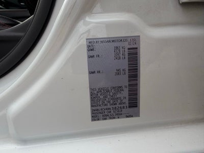 2024 Nissan Altima 2.5 SR