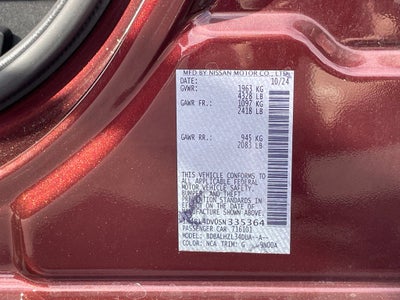 2025 Nissan Altima 2.5 SV CLEAN CARFAX 1-OWNER