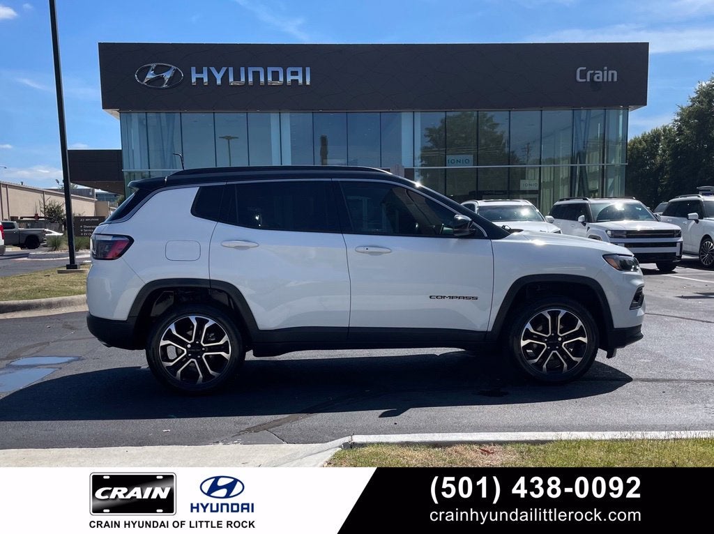 2022 Jeep Compass Limited Pano Roof, One Owner, Clean CarFax