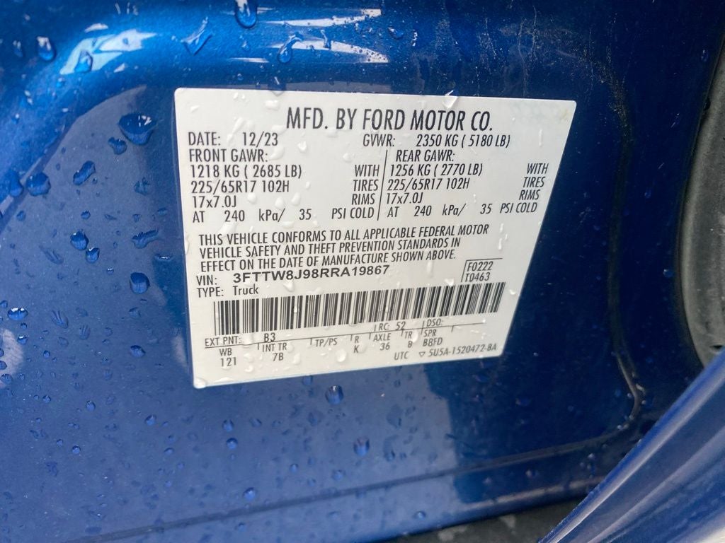 2024 Ford Maverick XLT CARFAX 1-OWNER