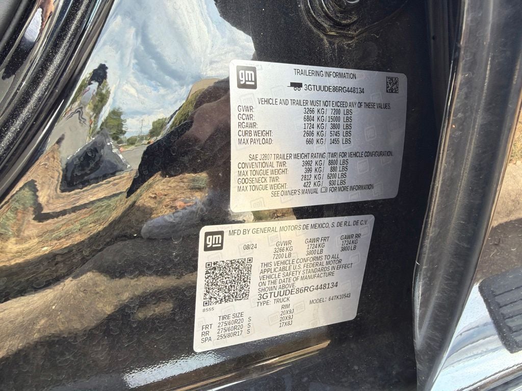 2024 GMC Sierra 1500 SLT Moonroof, Leather, X31