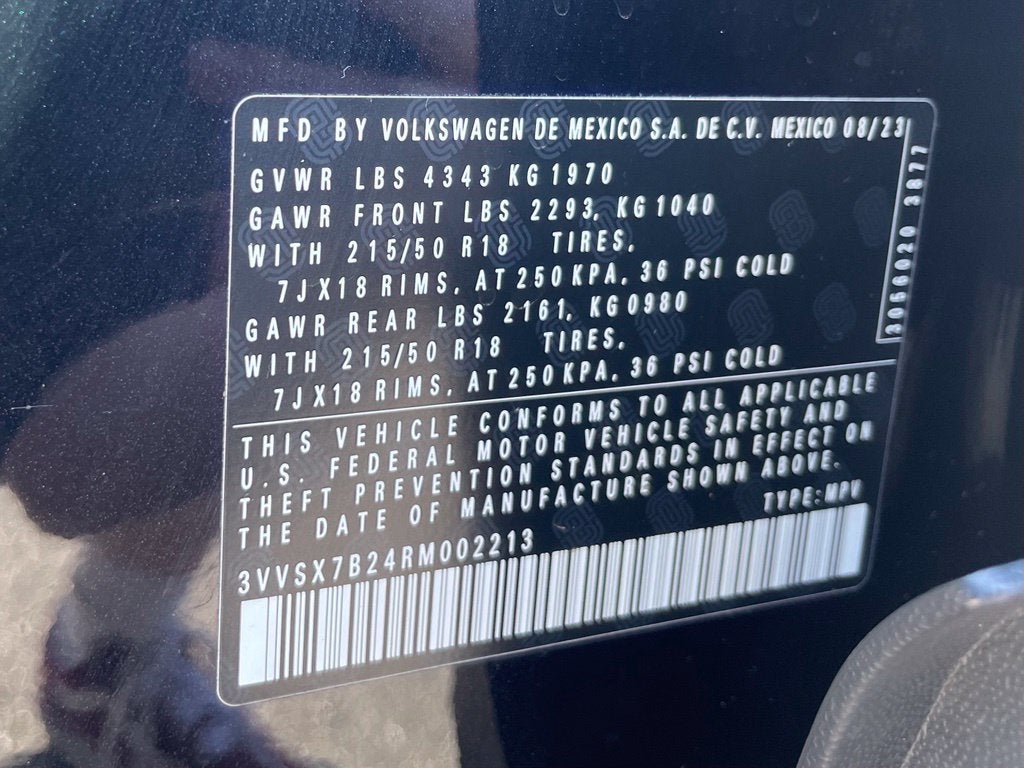 2024 Volkswagen Taos 1.5T SE Clean CarFax