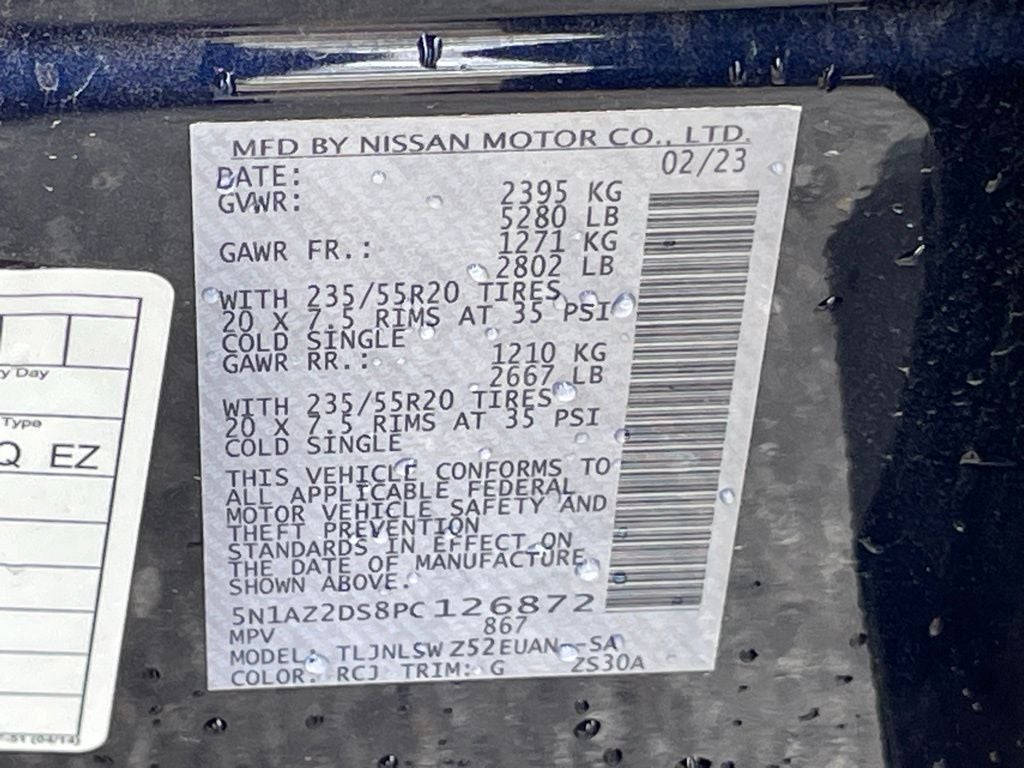 2023 Nissan Murano Platinum CARFAX 1-OWNER