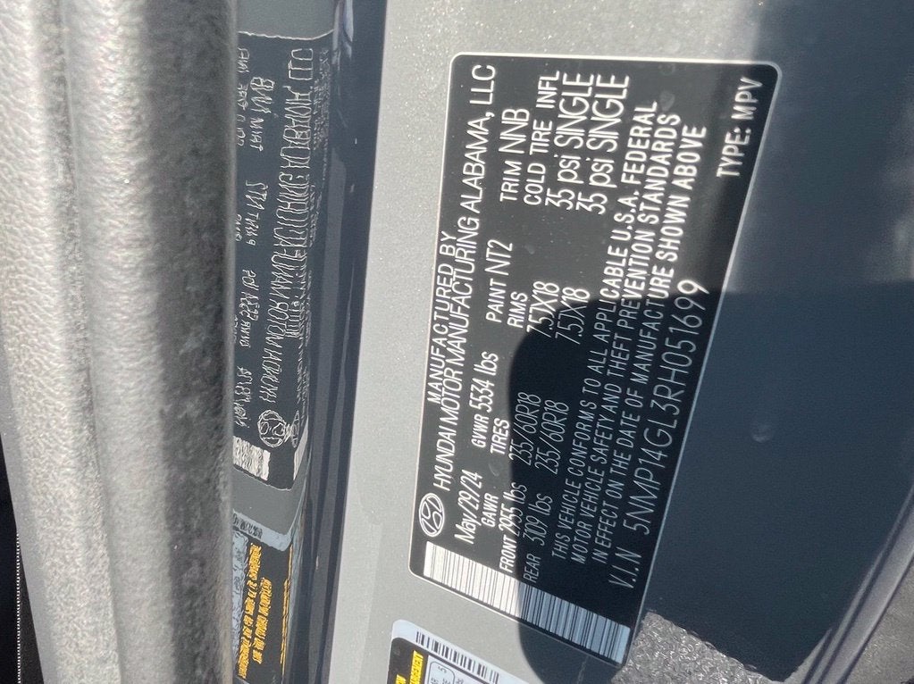 2024 Hyundai Santa Fe SE One Owner, Clean CarFax
