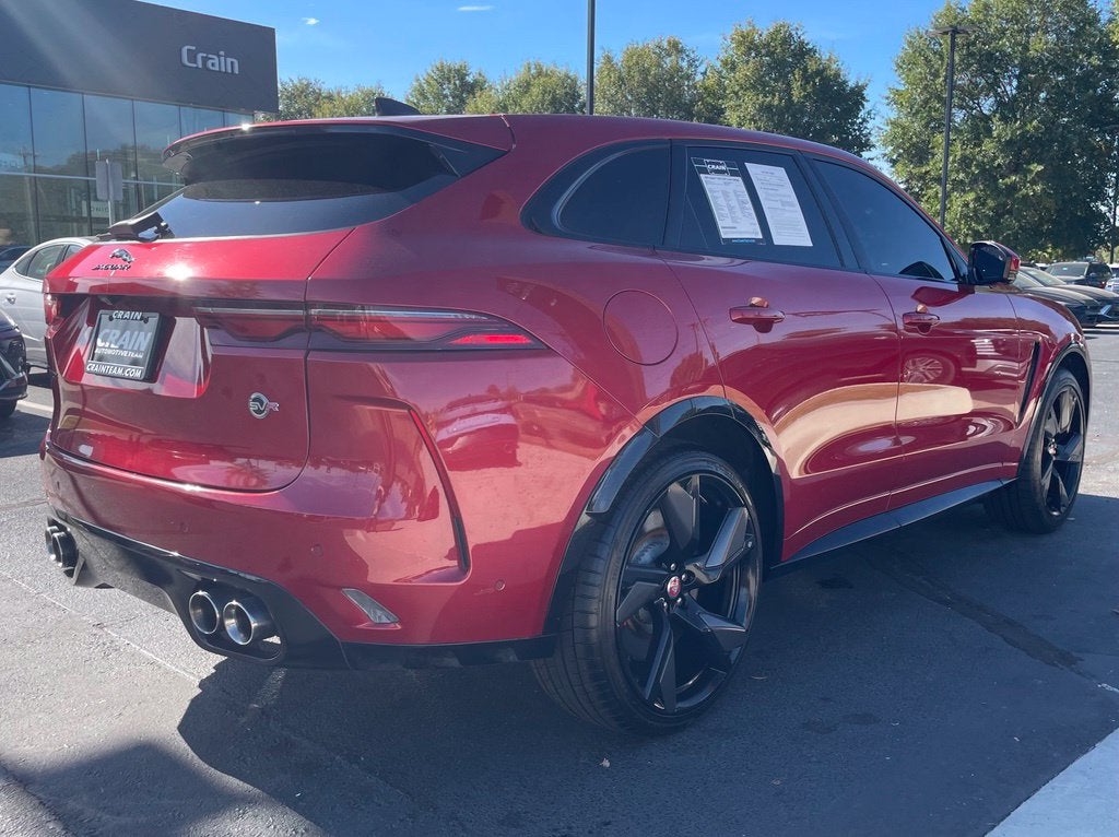 2023 Jaguar F-PACE SVR Clean CarFax, Leather, Moonroof