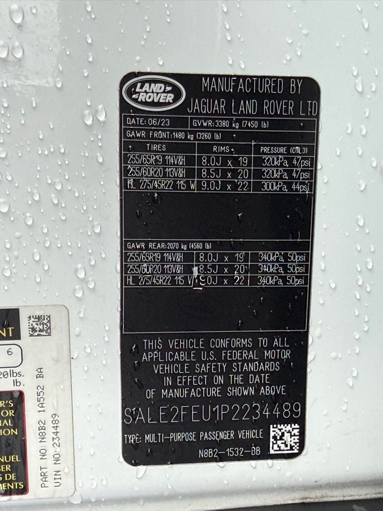 2023 Land Rover Defender 130 X-Dynamic SE CARFAX 1-OWNER