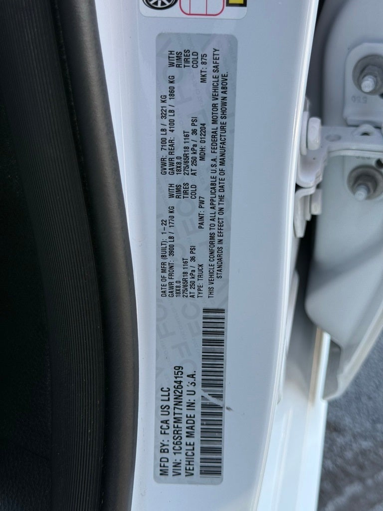 2022 RAM 1500 Big Horn/Lone Star