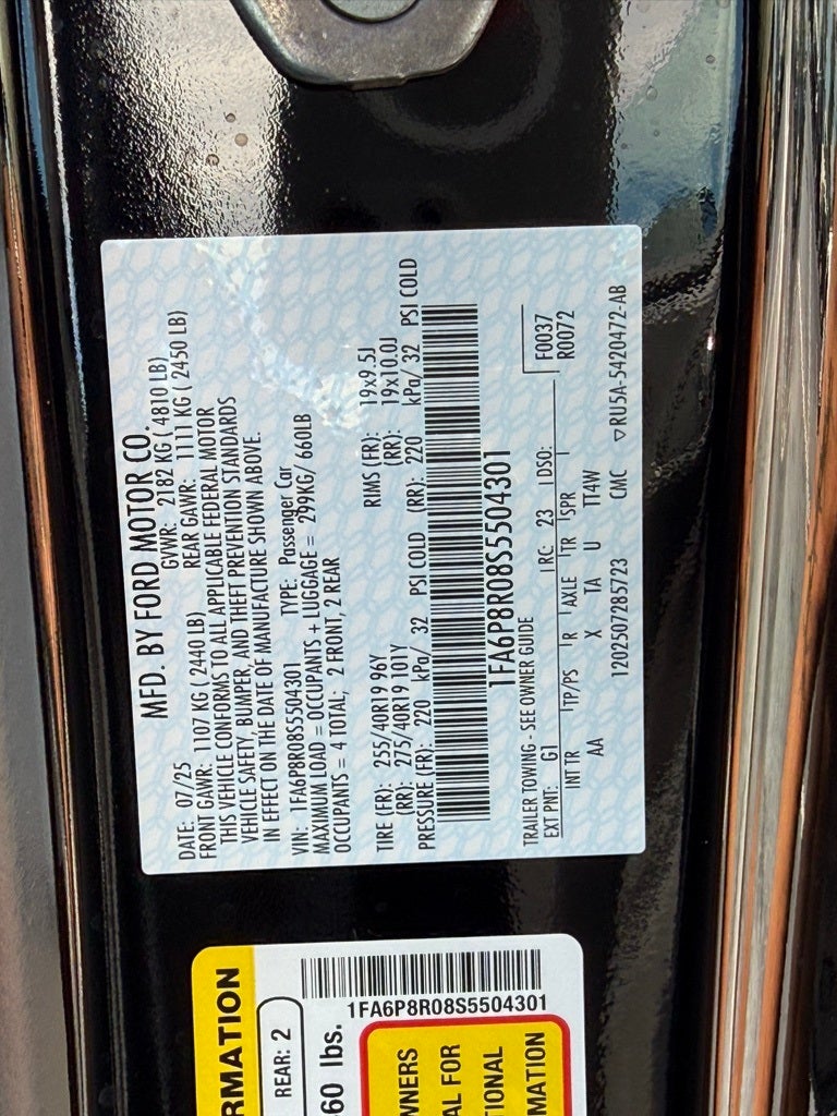 2025 Ford Mustang Dark Horse