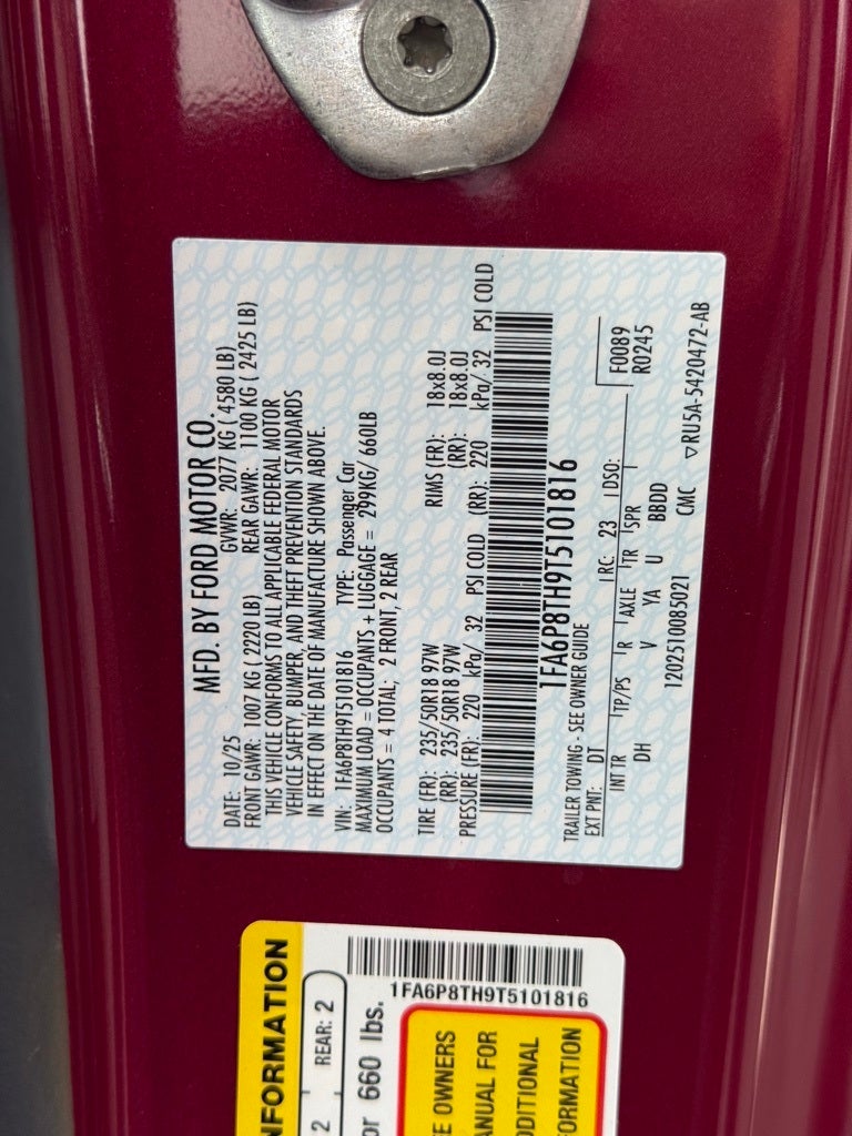 2026 Ford Mustang EcoBoost