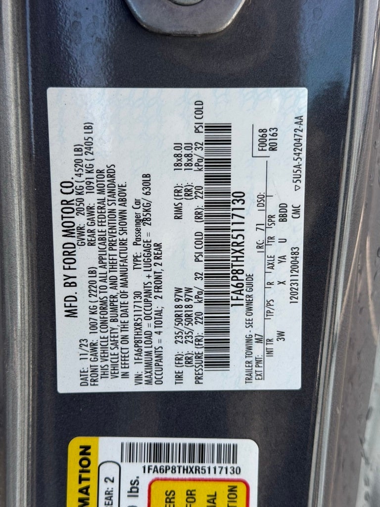 2024 Ford Mustang EcoBoost Premium