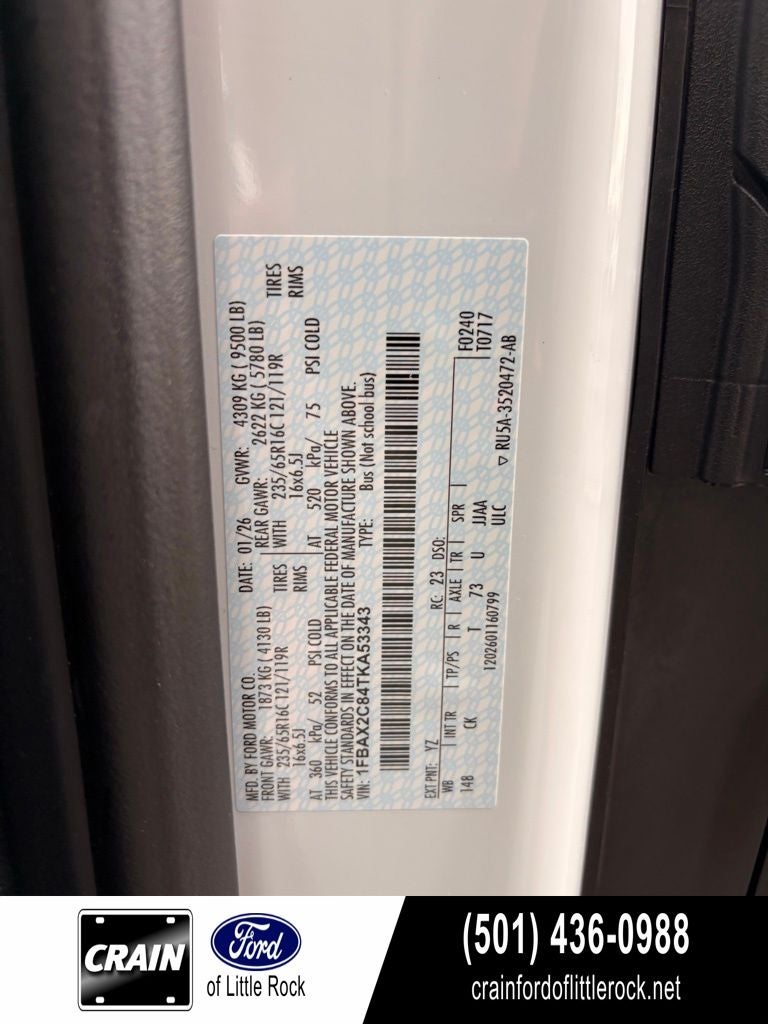 2026 Ford Transit-350 XLT