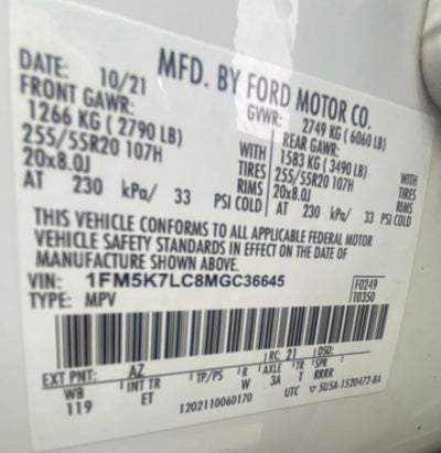 2021 Ford Explorer King Ranch