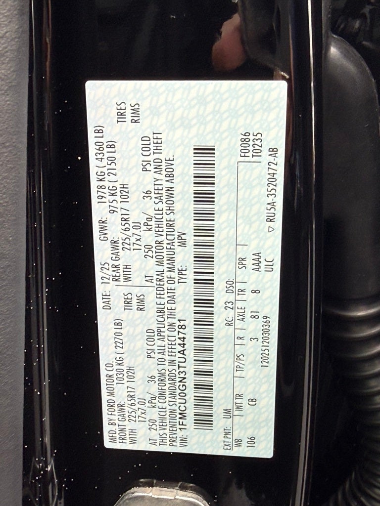 2026 Ford Escape Active