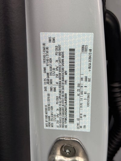 2026 Ford Escape Active