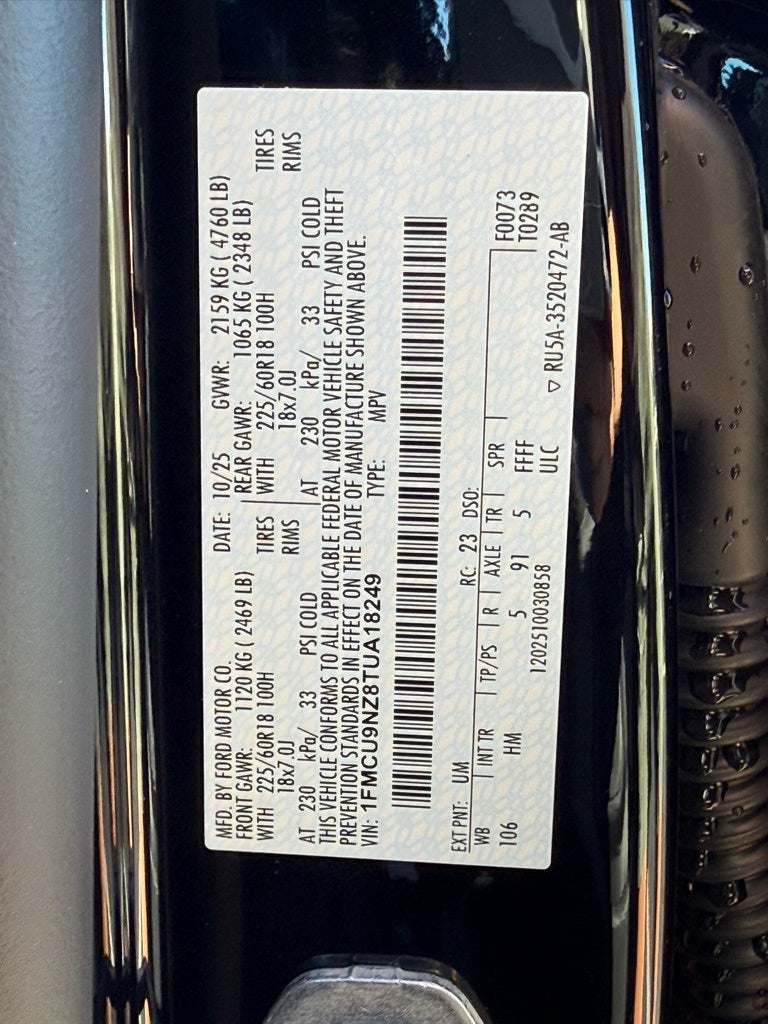 2026 Ford Escape Hybrid ST-Line Select