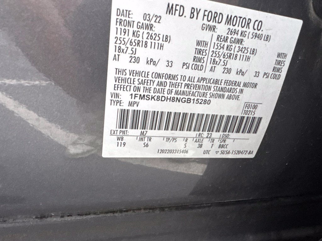 2022 Ford Explorer XLT