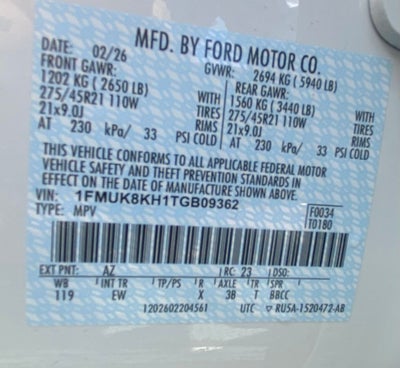 2026 Ford Explorer ST-Line