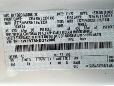 2022 Ford F-250SD Platinum