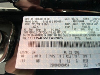 2026 Ford F-150 Tremor