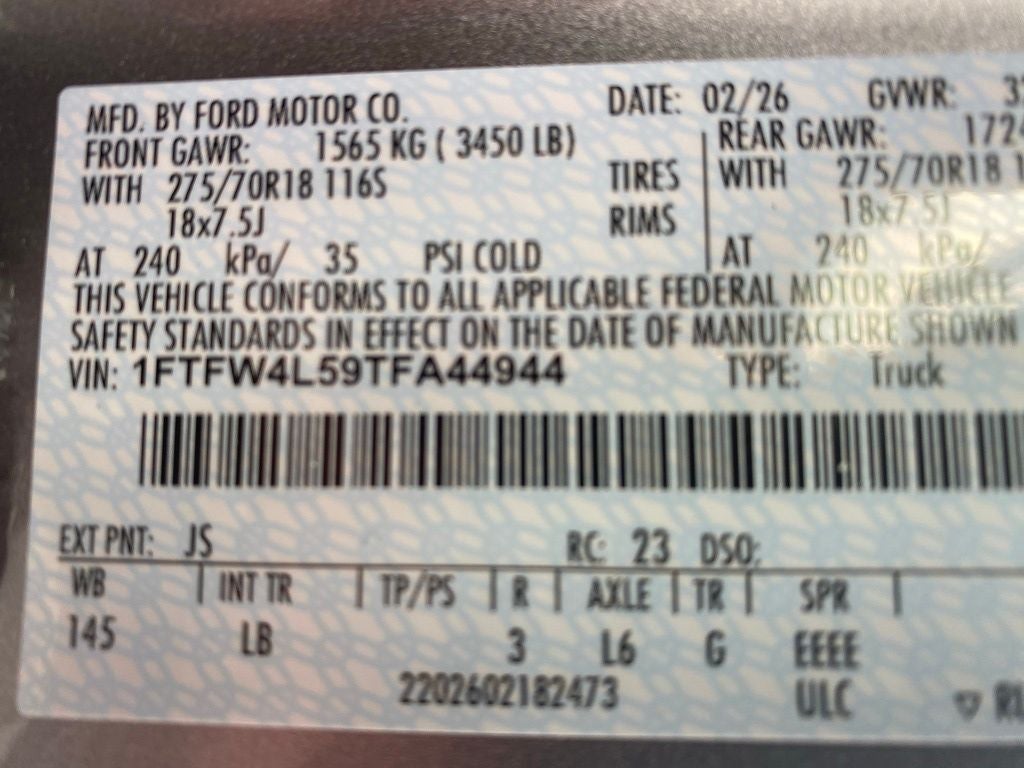 2026 Ford F-150 Tremor