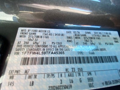 2026 Ford F-150 Tremor