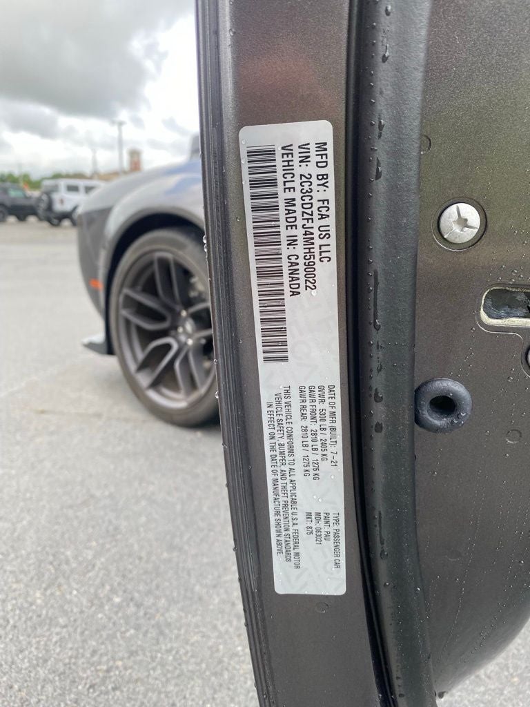 2021 Dodge Challenger R/T Scat Pack Widebody