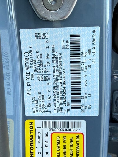 2025 Ford Bronco Sport Outer Banks