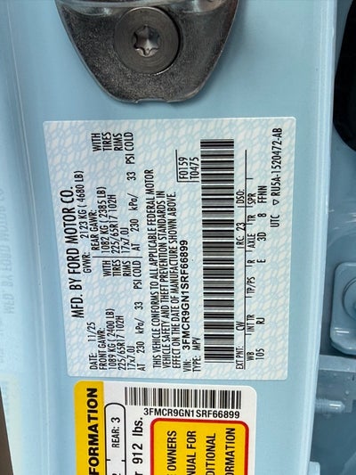 2025 Ford Bronco Sport Heritage