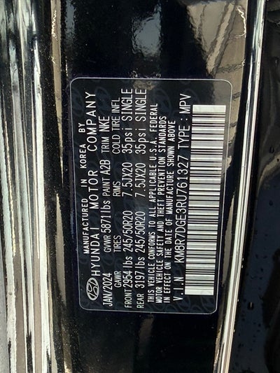 2024 Hyundai Palisade Calligraphy Night Edition