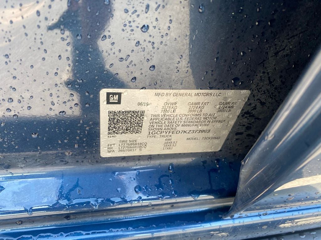 2019 Chevrolet Silverado 1500 LT Trail Boss