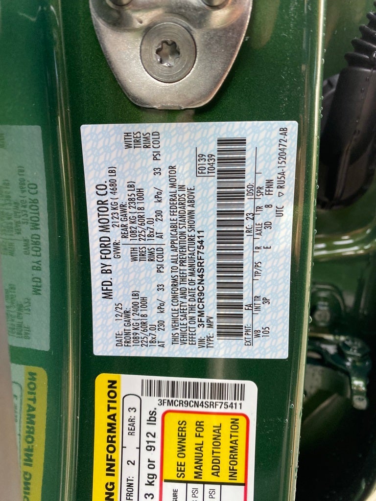 2025 Ford Bronco Sport Outer Banks